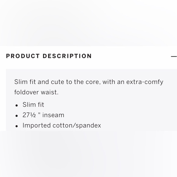 VS PINK Cotton Mid Rise Foldover Leggings Medium - Picture 8 of 8